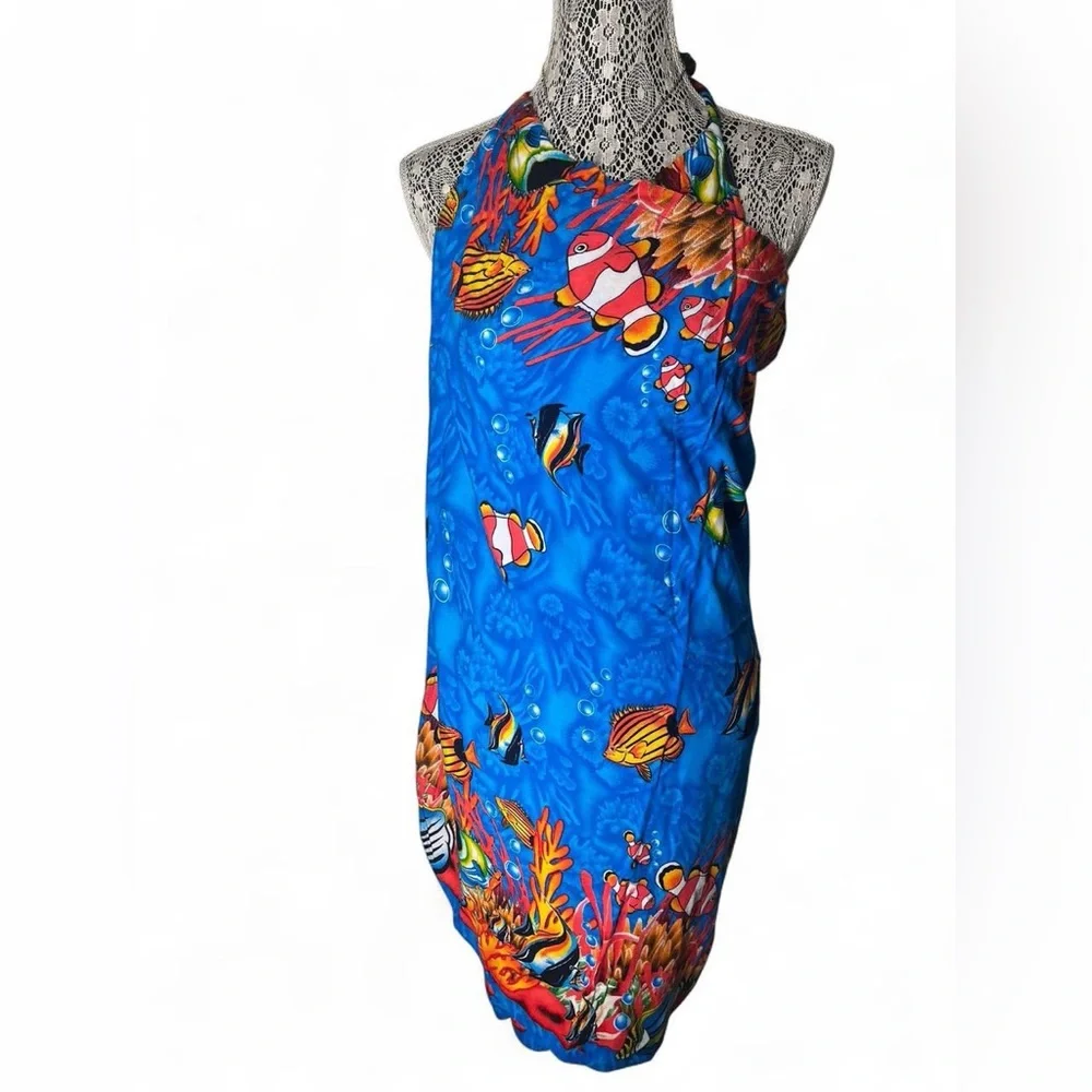 Tropical Fish Print Swim Coverup